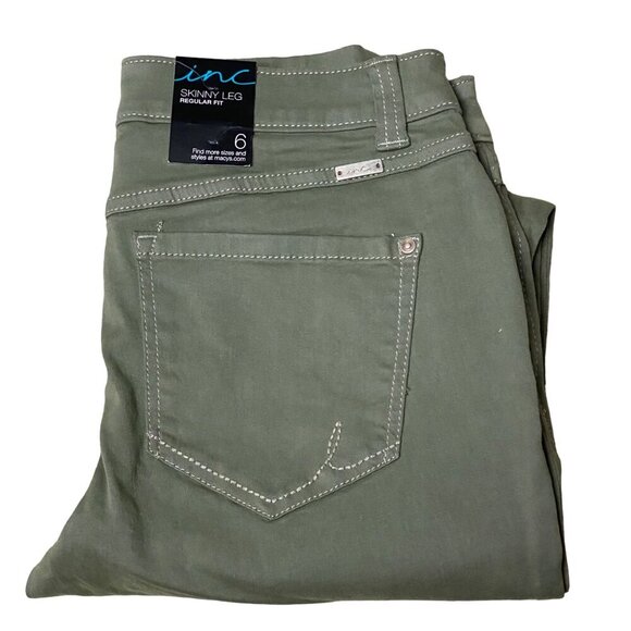 INC DENIM SKINNY LEG REGULAR FIT JEANS SIZE 6 NWT‎ - Picture 6 of 6